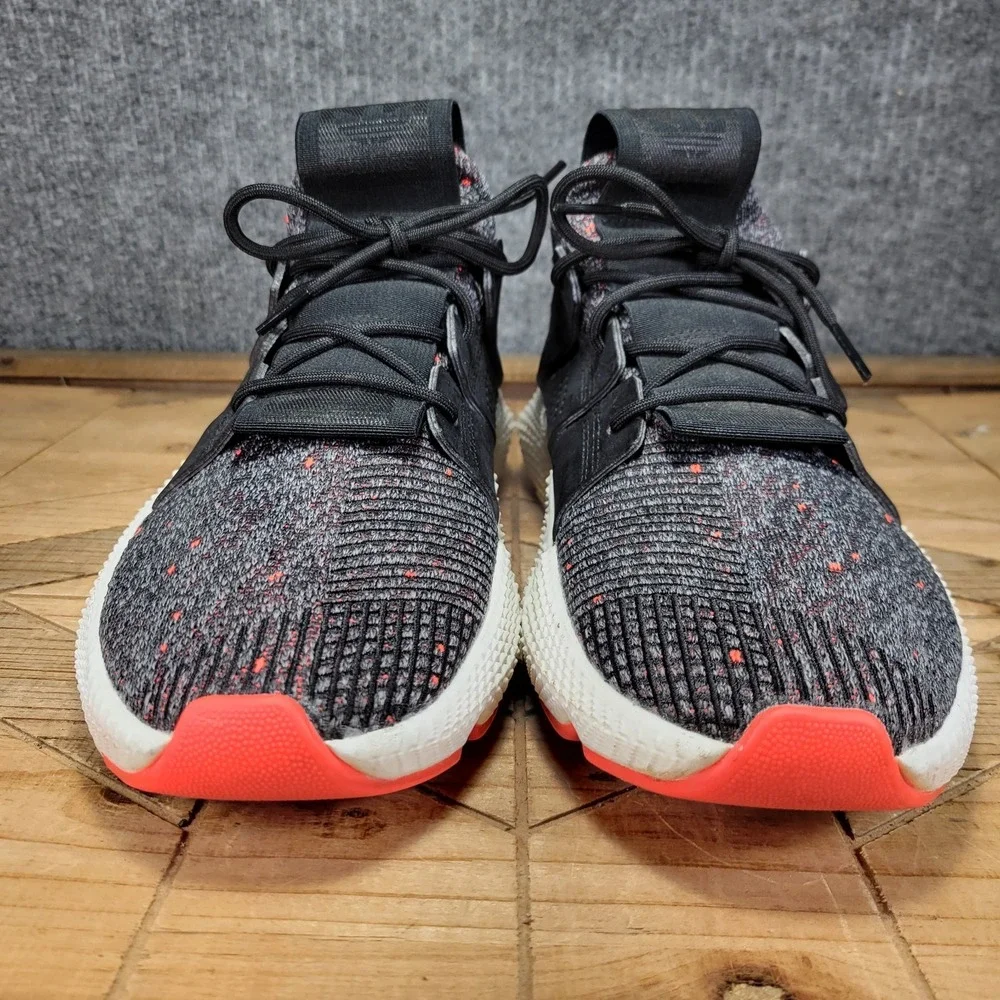 Adidas Prophere Athletic Shoes Sneakers Men's SZ 10.5 Primeknit Black Red CQ3022